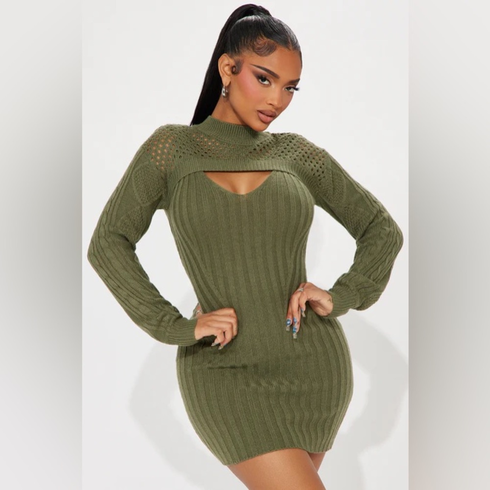 Oliviana Sweater Mini Dress